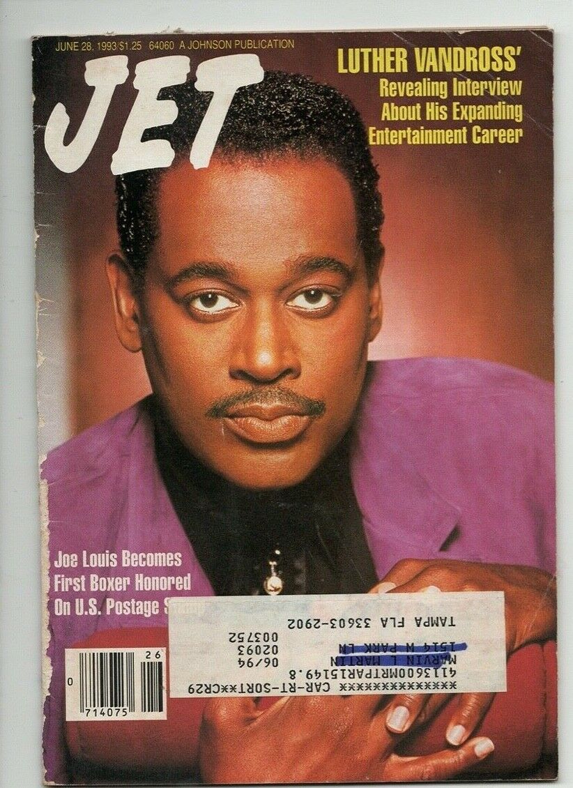 01 18 1993 Jet Magazine Luther Vandross – Ersula's History Shop